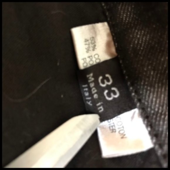 Zegna Made In Italy Brown Classic Fit Regular Rise Mens Jeans Size 33 - Picture 14 of 16